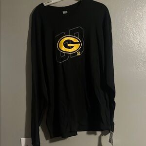 NFL Team Apparel Green Bay Packers Black and Yellow Long Sleeve